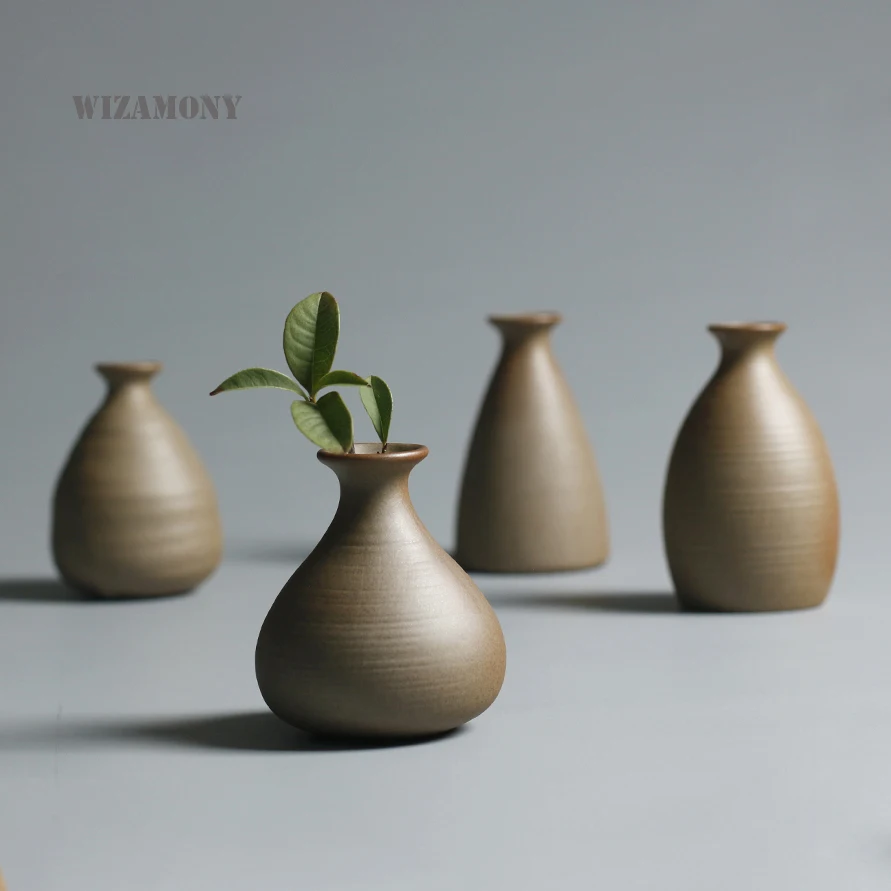 1PCS WIZAMONY 4 Different Types New Chinese Retro brickware or terra-cotta Creative Type Tabletop Vase for Home Decoration
1PCS WIZAMONY 4 Different Types New Chinese Retro brickware or terra-cotta Creative Type Tabletop Vase for Home Decoration