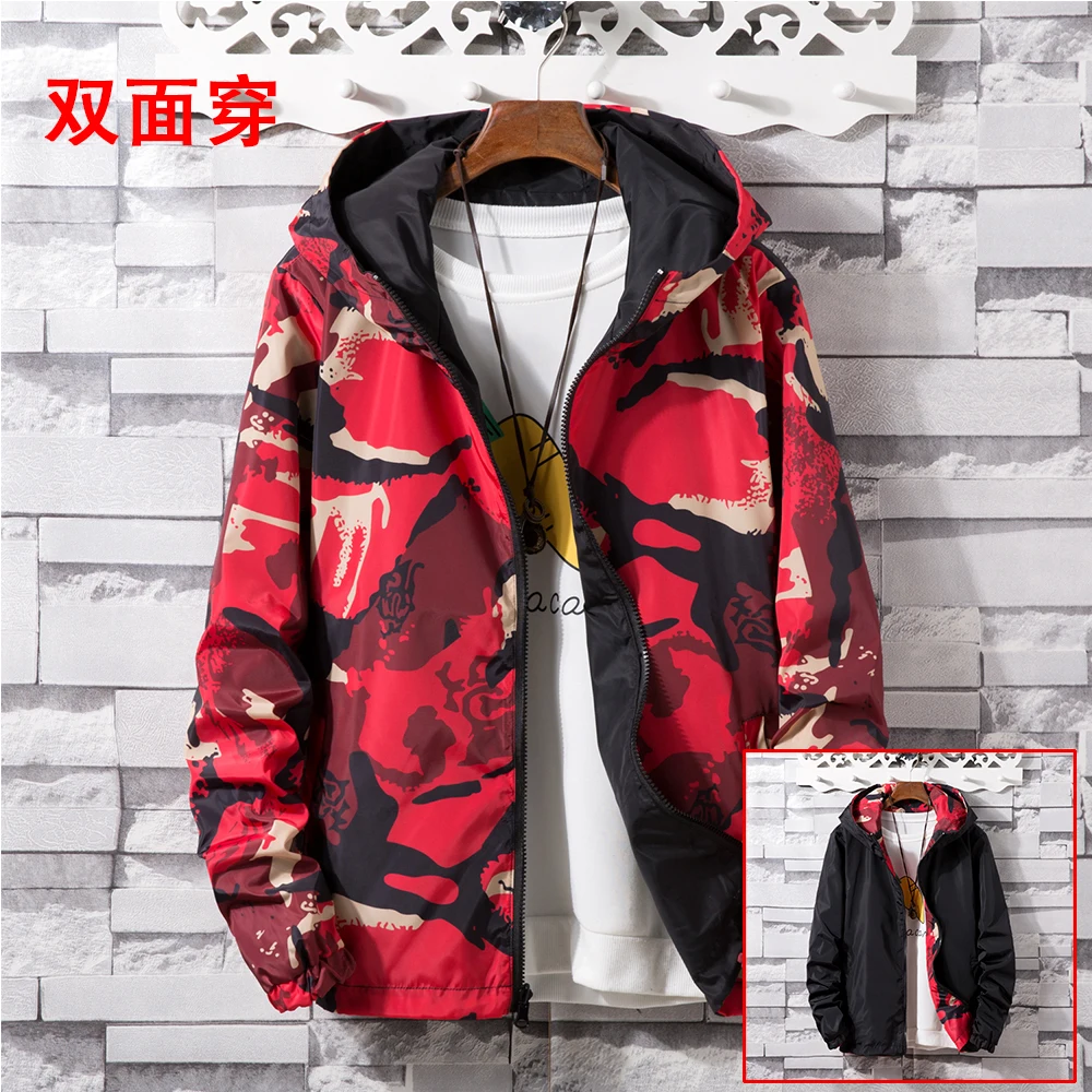Jacket Men Spring Autumn Men Windbreaker Hooded Jacket Male Casual Print Unisex Mens Coats Bombers Homme Outerwear Fashion
Jacket Men Spring Autumn Men Windbreaker Hooded Jacket Male Casual Print Unisex Mens Coats Bombers Homme Outerwear Fashion