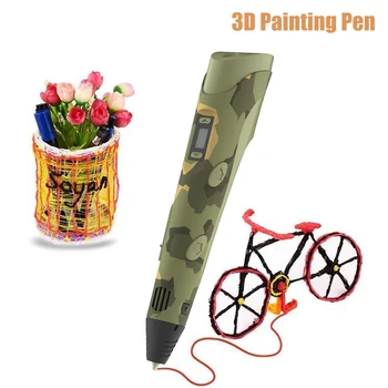 Digital Display Intelligent 3D Printing Pen High Temperature 3D Graffiti Painting Pens with USB Cable
Digital Display Intelligent 3D Printing Pen High Temperature 3D Graffiti Painting Pens with USB Cable