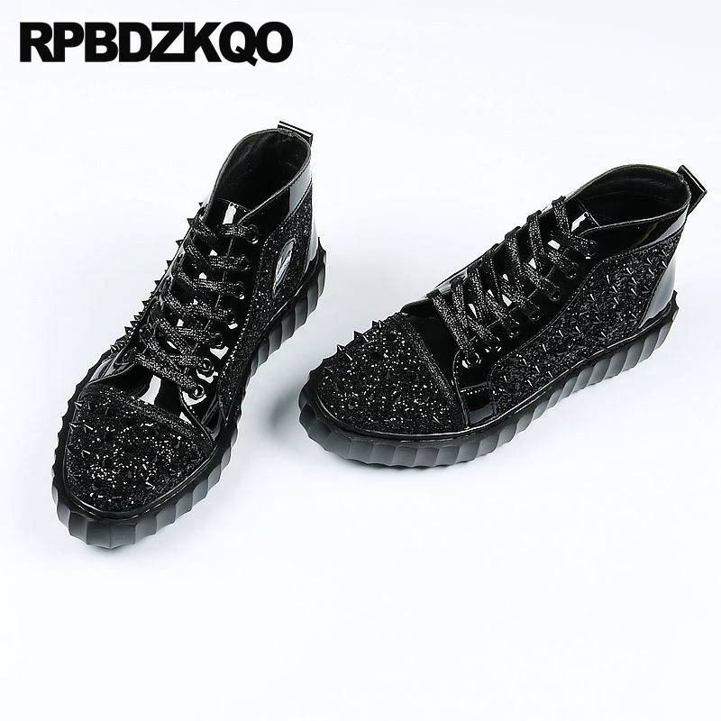 Rivet Gold Men Elevator Sneakers Trainers Creepers Casual New Spike Skate High Top Stud Hip Hop Black Glitter Shoes Dandelion
Rivet Gold Men Elevator Sneakers Trainers Creepers Casual New Spike Skate High Top Stud Hip Hop Black Glitter Shoes Dandelion