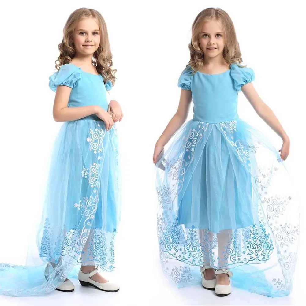 2016 noble clothes princess long trailing dress girls summer children dresses for kids wedding stage robe fille enfant
2016 noble clothes princess long trailing dress girls summer children dresses for kids wedding stage robe fille enfant