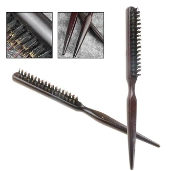 Wood Handle Hair Brush Comb Natural Boar Fluffy Bristle Anti Loss Combs Teasing Bristle Hairdressing Barber Tool Salon Hairbrush
Wood Handle Hair Brush Comb Natural Boar Fluffy Bristle Anti Loss Combs Teasing Bristle Hairdressing Barber Tool Salon Hairbrush