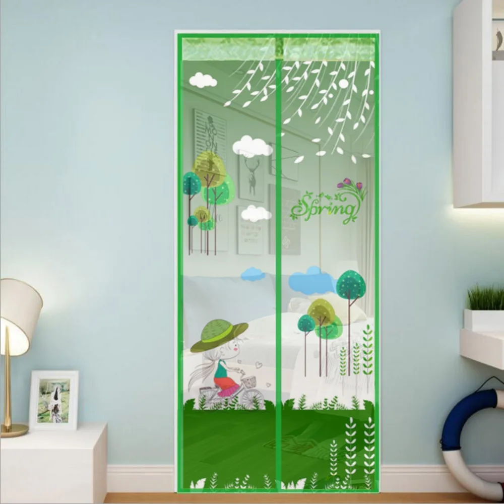 Anti Mosquito Magnetic Screen Door Cartoon Pattern Printed Magnetic Strips Automatically Shut Mesh Curtain 5 Colors
Anti Mosquito Magnetic Screen Door Cartoon Pattern Printed Magnetic Strips Automatically Shut Mesh Curtain 5 Colors