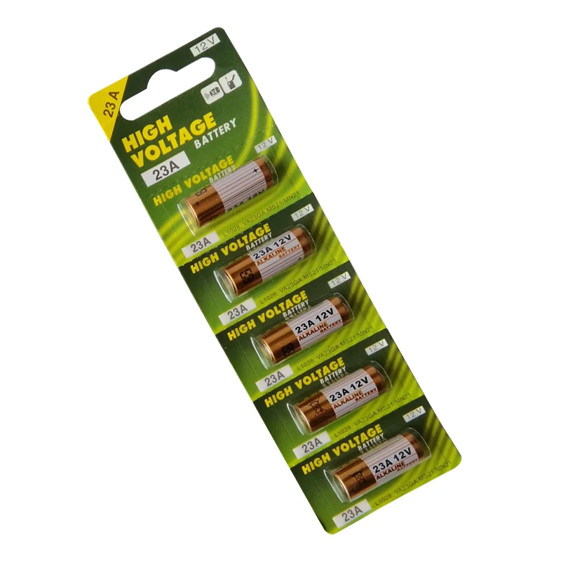 5pcs/Lot 12V 23A Ultra Alkaline Battery High Voltage Battery A23 V23GA MN21 For Calculators /Keyfob Remotes /Alarms
5pcs/Lot 12V 23A Ultra Alkaline Battery High Voltage Battery A23 V23GA MN21 For Calculators /Keyfob Remotes /Alarms