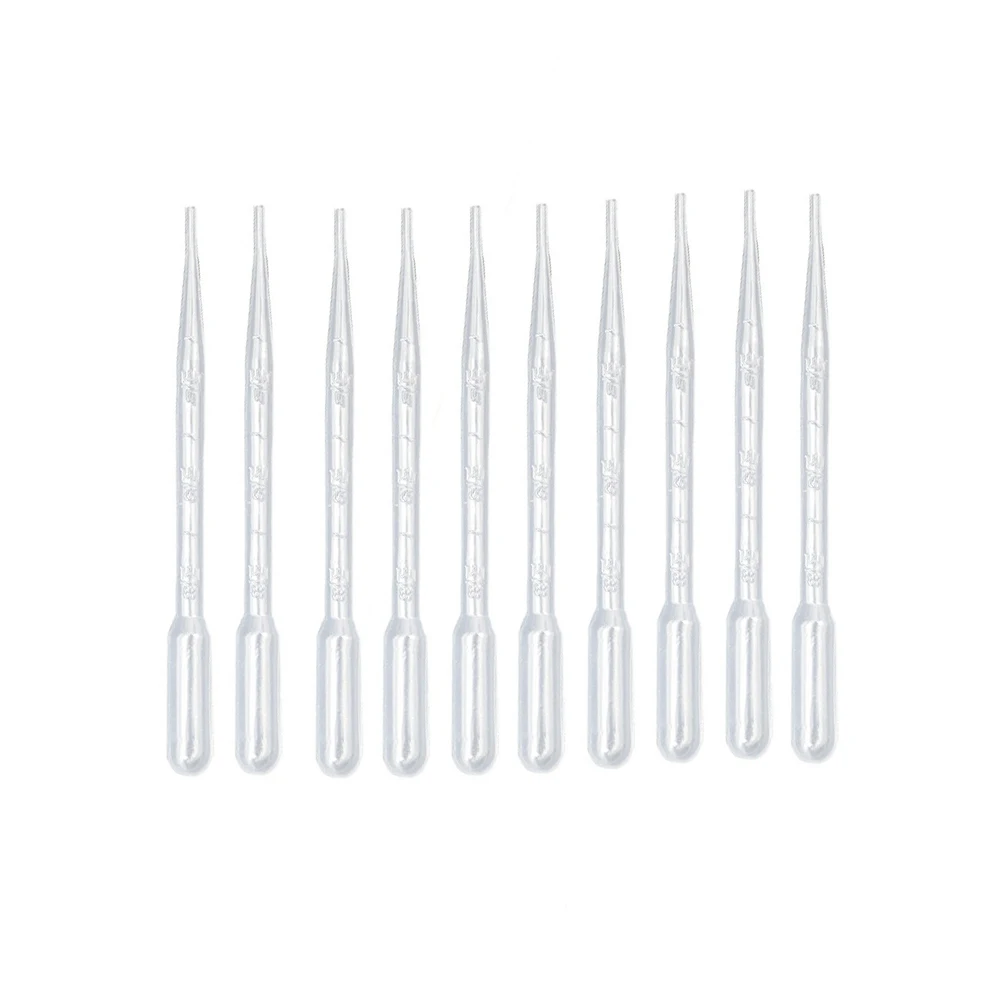 New Transparent Disposable Safe Plastic Eye Dropper Transfer Graduated Pipettes Lab Experiment Supplies 10 pcs/set 3 ML
New Transparent Disposable Safe Plastic Eye Dropper Transfer Graduated Pipettes Lab Experiment Supplies 10 pcs/set 3 ML