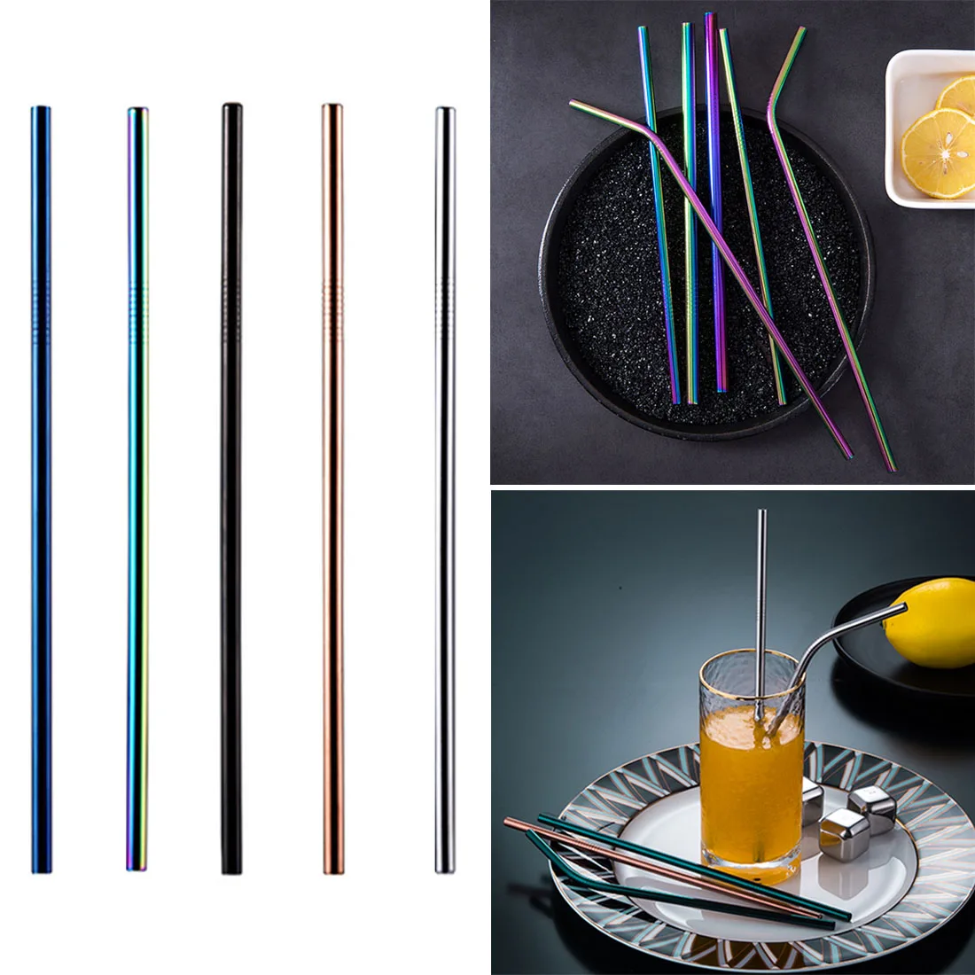 267mm Stain Stainless Steel Straw Reusable Metal Drinking Straw For Home Party Barware Bar Accessories
267mm Stain Stainless Steel Straw Reusable Metal Drinking Straw For Home Party Barware Bar Accessories