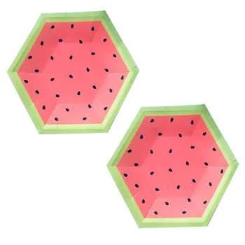 8pcs 10inch Tropical Fruit Red Watermelon Disposable party plates party decoration baby shower paper plates party supplies
8pcs 10inch Tropical Fruit Red Watermelon Disposable party plates party decoration baby shower paper plates party supplies