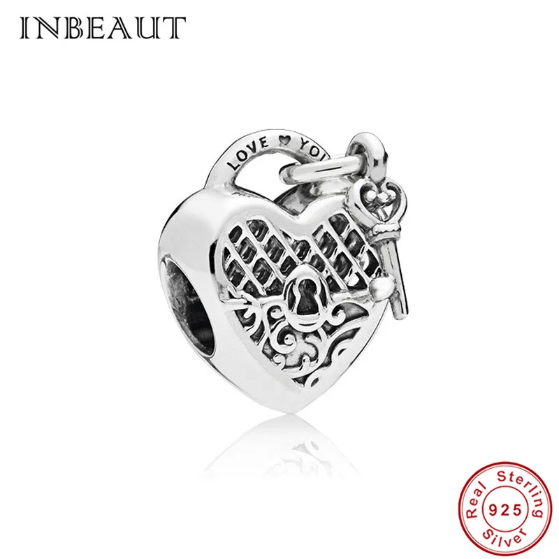 fit Pandora Bracelet Authentic 925 Sterling Silver I Love You Forever Key Lock Heart Pendant Beads for Charm Bracelets&Necklaces
fit Pandora Bracelet Authentic 925 Sterling Silver I Love You Forever Key Lock Heart Pendant Beads for Charm Bracelets&Necklaces