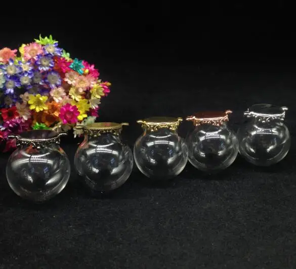 3pcs 25*15mm mini new glass globe mix color glass wishing bottle fashion necklace glass vial pendant glass cover dome jar vase
3pcs 25*15mm mini new glass globe mix color glass wishing bottle fashion necklace glass vial pendant glass cover dome jar vase