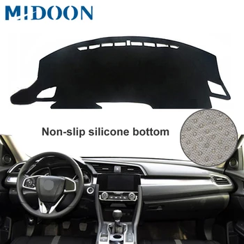 MIDOON Car Dashboard Cover Fit For Honda Civic 2016 2017 2018 Automobile Dash Mat Dashboard Pad Carpet Anti-UV Anti-slip
MIDOON Car Dashboard Cover Fit For Honda Civic 2016 2017 2018 Automobile Dash Mat Dashboard Pad Carpet Anti-UV Anti-slip