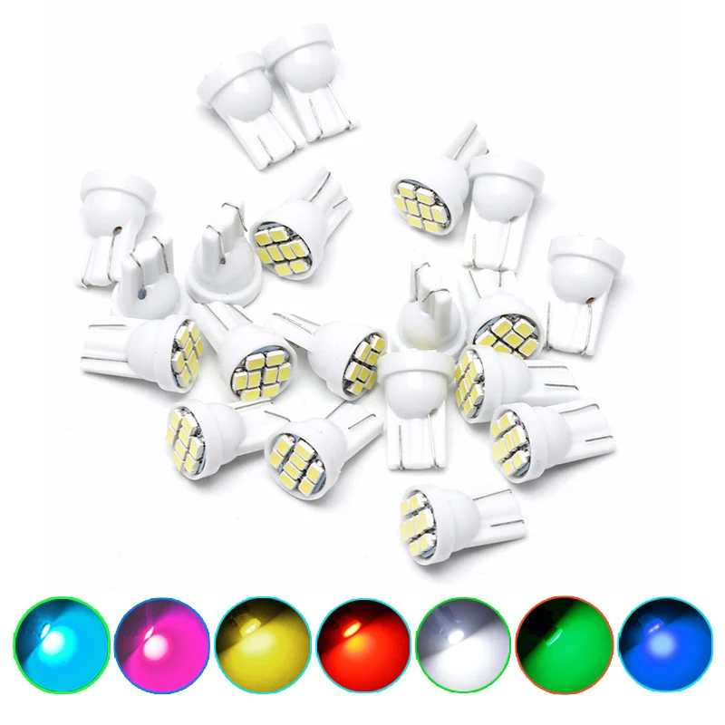 20Pcs T10 Led Car Interior Light Bulbs W5W Auto Indicator Lamp 194 168 Car Wedge Side Lamp T10 Led White Red Blue Yellow Green
20Pcs T10 Led Car Interior Light Bulbs W5W Auto Indicator Lamp 194 168 Car Wedge Side Lamp T10 Led White Red Blue Yellow Green