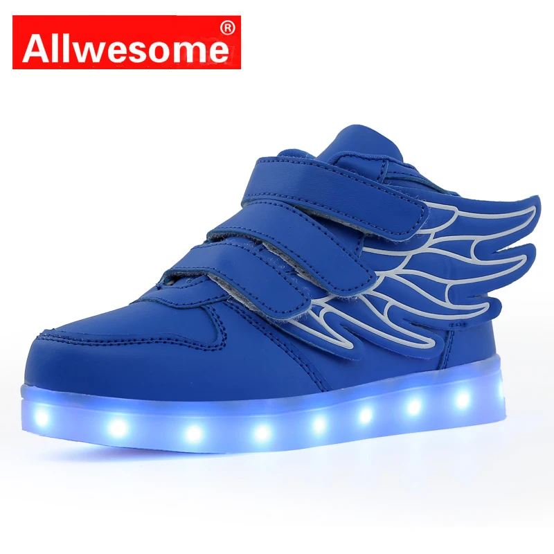 Kids LED Shoes with Wing Light Up Sneakers Led Shoes Children Charging Shoes Luminous Glowing Flat Shoes Toddler Sneakers
Kids LED Shoes with Wing Light Up Sneakers Led Shoes Children Charging Shoes Luminous Glowing Flat Shoes Toddler Sneakers