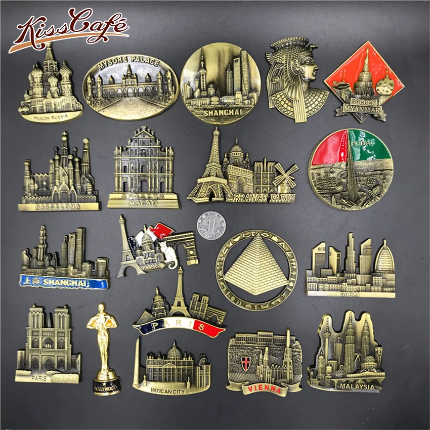 Creative Famous Landmark Metal 3D Fridge World Travel Souvenirs Refrigerator Magnetic Stickers Home Decortion Gifts
Creative Famous Landmark Metal 3D Fridge World Travel Souvenirs Refrigerator Magnetic Stickers Home Decortion Gifts