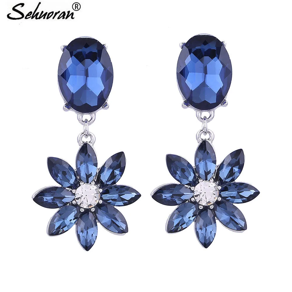 Sehuoran Crystal Drop Earrings For Woman Zinc Alloy Long Luxury Flower Earrings BoHemian FashionBrand Jewelry For Chrismas Gifts
Sehuoran Crystal Drop Earrings For Woman Zinc Alloy Long Luxury Flower Earrings BoHemian FashionBrand Jewelry For Chrismas Gifts