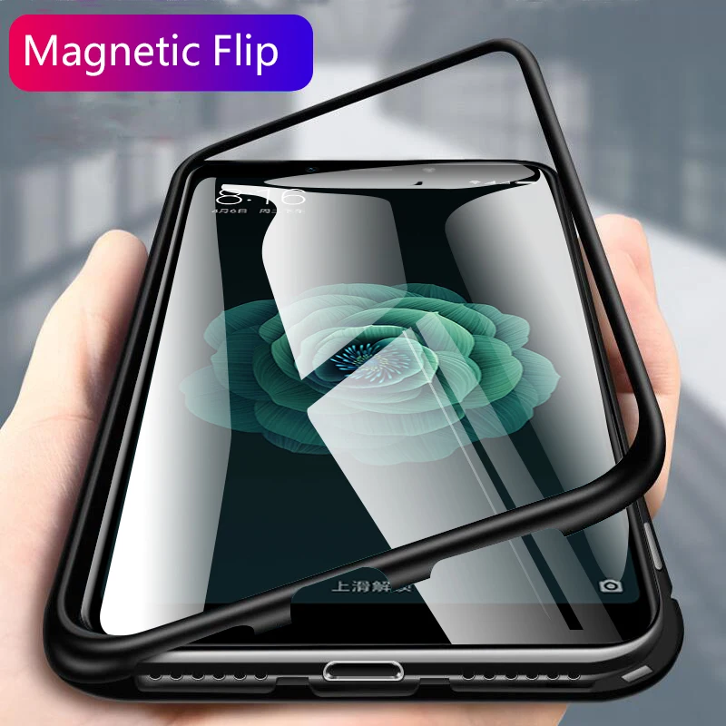 Magnetic Adsorption Phone Case For Xiaomi Mi 6X Back Cover Tempered Glass Metal Frame Flip Case For Xiaomi Mi A2 protective case
Magnetic Adsorption Phone Case For Xiaomi Mi 6X Back Cover Tempered Glass Metal Frame Flip Case For Xiaomi Mi A2 protective case