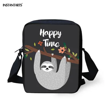 INSTANTARTS Crossbody Bags for Kids Cartoon Sloth Happy Time Design Kindergarten Students Bookbags Mini Messenger Bag Mochila
INSTANTARTS Crossbody Bags for Kids Cartoon Sloth Happy Time Design Kindergarten Students Bookbags Mini Messenger Bag Mochila