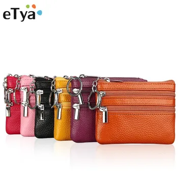 eTya Fashion Small Genuine Leather luxury brand Wallet women wallets and purses Zipper Card Coin Key Holder Bag
eTya Fashion Small Genuine Leather luxury brand Wallet women wallets and purses Zipper Card Coin Key Holder Bag
