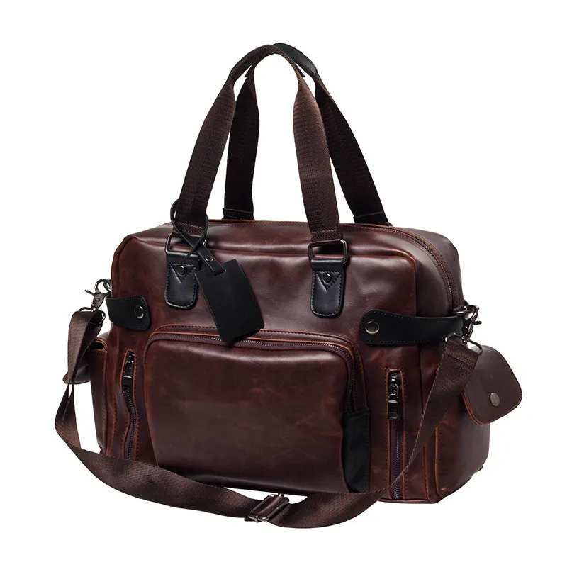Brand Fashion Solid Color Men Luxury Shoulder Bags Crazy Horse Leather Bag Large Male Handbags Messenger Bag Bolsa Masculina
Brand Fashion Solid Color Men Luxury Shoulder Bags Crazy Horse Leather Bag Large Male Handbags Messenger Bag Bolsa Masculina