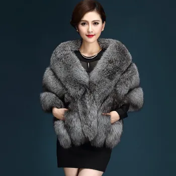 New Fashion 2018 new autumn and winter Haining imitation fox fur cape cloak female Winter Clothes Faux fur Female Shawl
New Fashion 2018 new autumn and winter Haining imitation fox fur cape cloak female Winter Clothes Faux fur Female Shawl