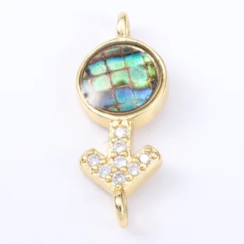 Singreal Abalone Shell Micro Pave Heart Charms Bracelet Necklace Choker Pendant Connectors for Women DIY Jewelry Making
Singreal Abalone Shell Micro Pave Heart Charms Bracelet Necklace Choker Pendant Connectors for Women DIY Jewelry Making