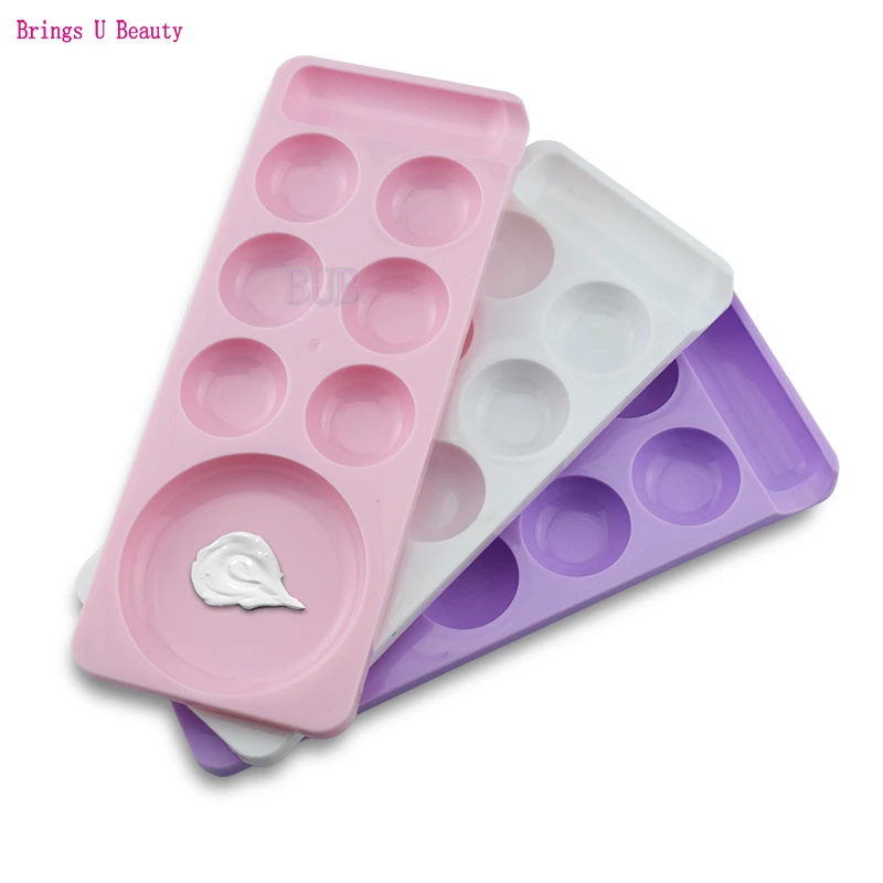 7 Wells Design Plastic Palette Art Paint Drawing Tray Color Palettes with Brush Stand Hole for Oil Watercolour Nail Acrylic Pain
7 Wells Design Plastic Palette Art Paint Drawing Tray Color Palettes with Brush Stand Hole for Oil Watercolour Nail Acrylic Pain