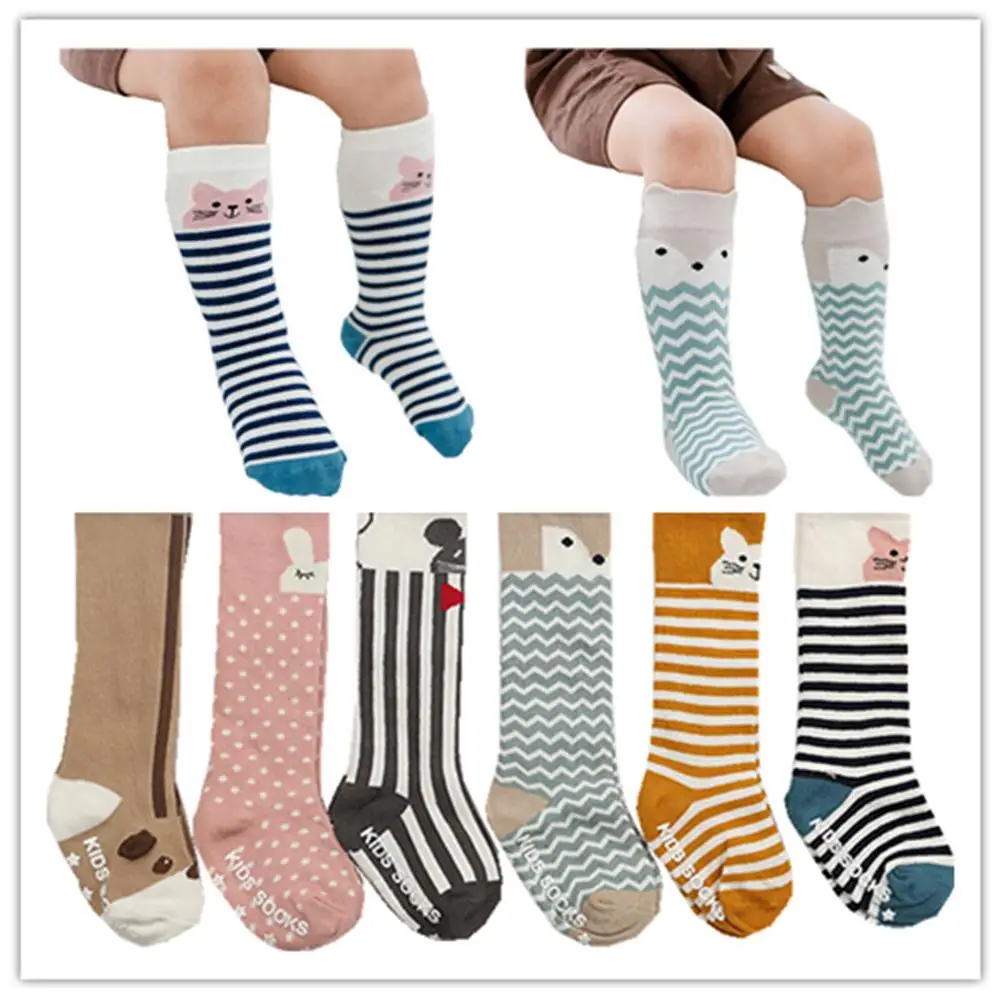Striped Knee High Children Cotoon Baby Knee Socks Anti Slip Hosiery Meias Infantil Warm Boy Girl baby socks with rubber soles
Striped Knee High Children Cotoon Baby Knee Socks Anti Slip Hosiery Meias Infantil Warm Boy Girl baby socks with rubber soles