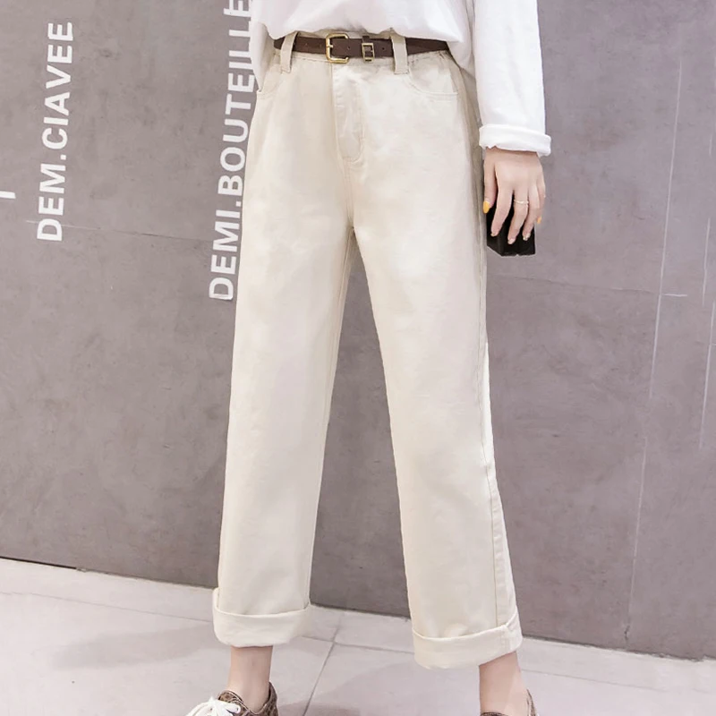 Korean Style Women Wide Leg Pants Casual Loose High Waist Straight Pants Women Solid Pockets Ankle-length Trousers Without Belt
Korean Style Women Wide Leg Pants Casual Loose High Waist Straight Pants Women Solid Pockets Ankle-length Trousers Without Belt