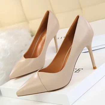 high heels pumps women shoes Pointed Toe Pumps Patent Leather Dress Boat Shoes Wedding Shoes Zapatos Mujer Fashion spring new
high heels pumps women shoes Pointed Toe Pumps Patent Leather Dress Boat Shoes Wedding Shoes Zapatos Mujer Fashion spring new