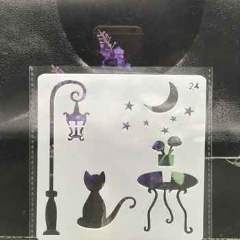 13cm Cat Road Light DIY Layering Stencils Wall Painting Scrapbook Coloring Embossing Album Decorative Card Template
13cm Cat Road Light DIY Layering Stencils Wall Painting Scrapbook Coloring Embossing Album Decorative Card Template