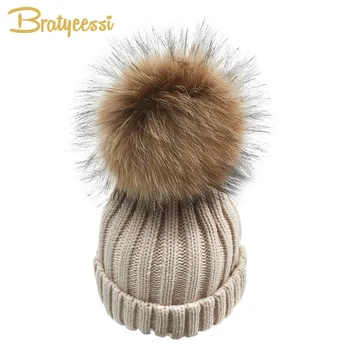 Fashion Mother Baby Hat Fur Pom Pom Elastic Kids Beanie Cap Knit Baby Winter Hats for Boys Girls 11 Colors
Fashion Mother Baby Hat Fur Pom Pom Elastic Kids Beanie Cap Knit Baby Winter Hats for Boys Girls 11 Colors