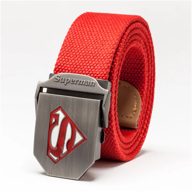 Superman Tactical Belt Canvas Mens New Wide Thicken Military Belts Automatic Buckle High Quality Ceinture Cinto Masculino Red
Superman Tactical Belt Canvas Mens New Wide Thicken Military Belts Automatic Buckle High Quality Ceinture Cinto Masculino Red