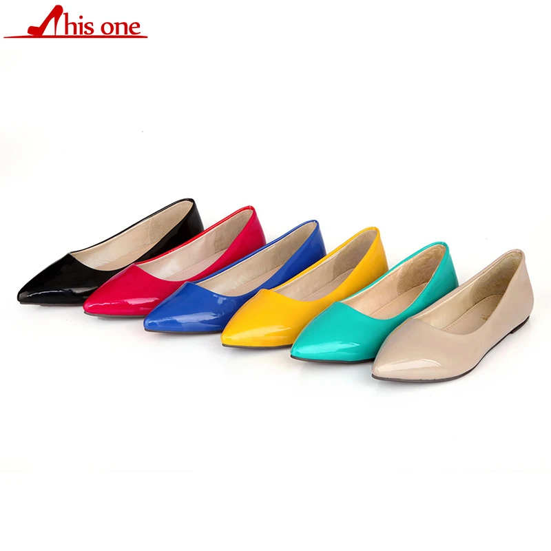 Lady's Plain Plus size 35-48 Leisure pointed toe flattie Patent Leather Flock Platform Driving shoes Zapatos Mujer Femininos
Lady's Plain Plus size 35-48 Leisure pointed toe flattie Patent Leather Flock Platform Driving shoes Zapatos Mujer Femininos