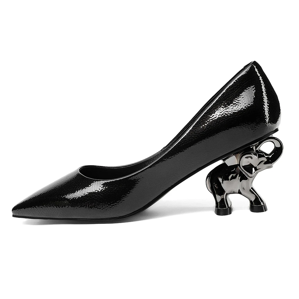 BERZIMER Women Pumps Patent Leather Pointed Toe Fashion Design Shoes Office Lady Dress Party Heels Shoes Woman Large Size 33-43
BERZIMER Women Pumps Patent Leather Pointed Toe Fashion Design Shoes Office Lady Dress Party Heels Shoes Woman Large Size 33-43