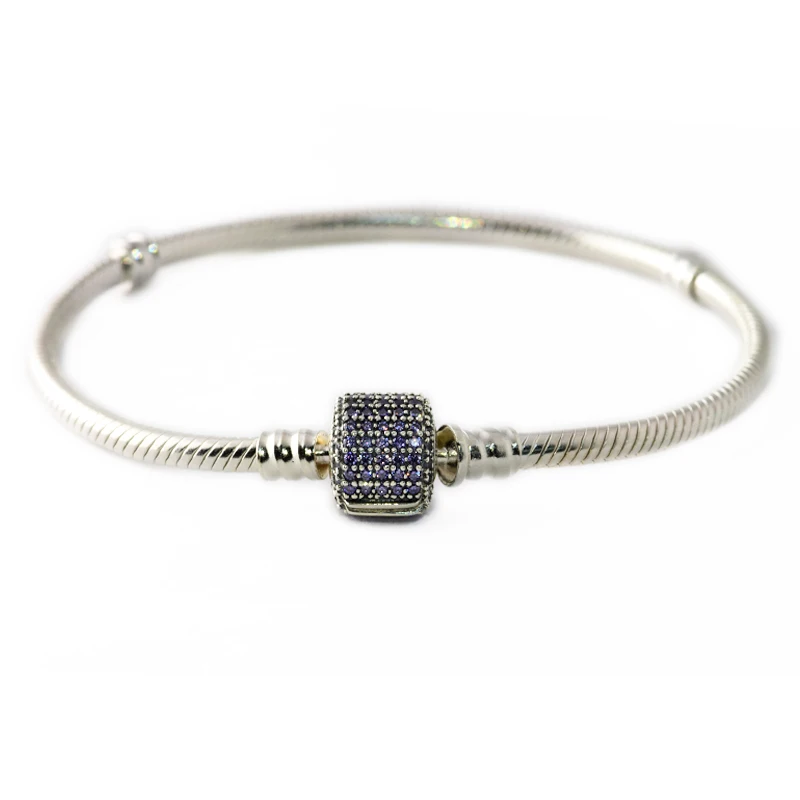 Genuine 925 Sterling Silver Signature Pave Clasp With Purple CZ Bracelet Bangle for Women Fit Bead Charm Diy Europe Jewelry
Genuine 925 Sterling Silver Signature Pave Clasp With Purple CZ Bracelet Bangle for Women Fit Bead Charm Diy Europe Jewelry