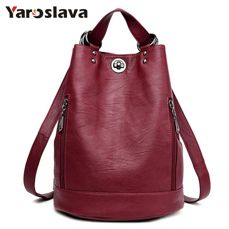 Women Backpacks Leather Female Travel Shoulder Bag High Quality Women Bag Fashion PU Leather Backpacks for Women School Bag FC-5
Women Backpacks Leather Female Travel Shoulder Bag High Quality Women Bag Fashion PU Leather Backpacks for Women School Bag FC-5