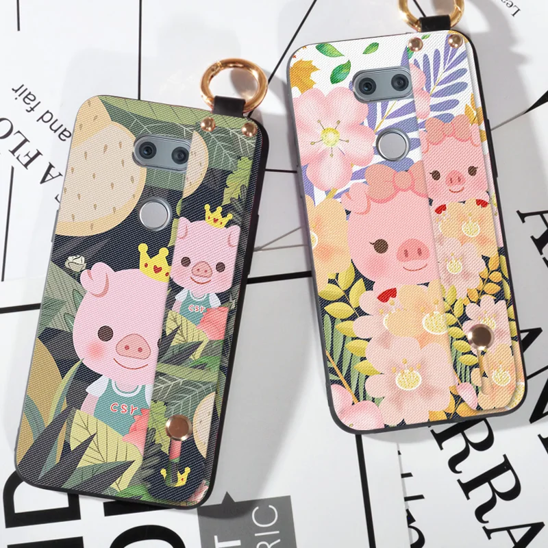 Cute Wrist Strap Phone Cases For LG G5 G6 cartoon pig Scrub case For LG V20 H990N V30 animal silicone Cover
Cute Wrist Strap Phone Cases For LG G5 G6 cartoon pig Scrub case For LG V20 H990N V30 animal silicone Cover