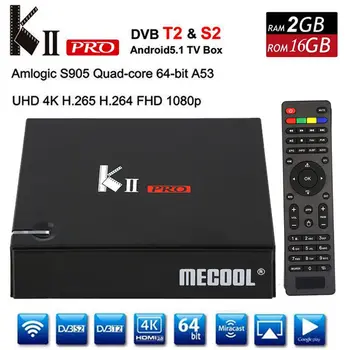 MECOOL KII Pro Android 7.1 Tv Box DVB-T2 DVB T2+S2 Amlogic S905D Quad-core HD Set Top Box
MECOOL KII Pro Android 7.1 Tv Box DVB-T2 DVB T2+S2 Amlogic S905D Quad-core HD Set Top Box
