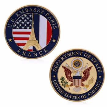 US Embassy Paris Department Of State Commemorative Challenge Coin Collection 
US Embassy Paris Department Of State Commemorative Challenge Coin Collection