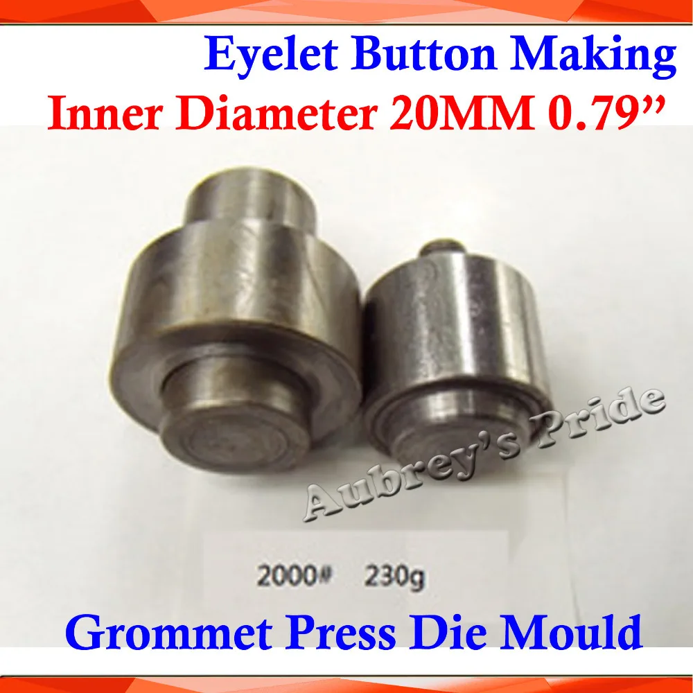 Metal Steel Die Mould Inner Diameter 20MM 0.79" 2000# for Manual Grommet Press Machine Button Banner Sign Making
Metal Steel Die Mould Inner Diameter 20MM 0.79" 2000# for Manual Grommet Press Machine Button Banner Sign Making