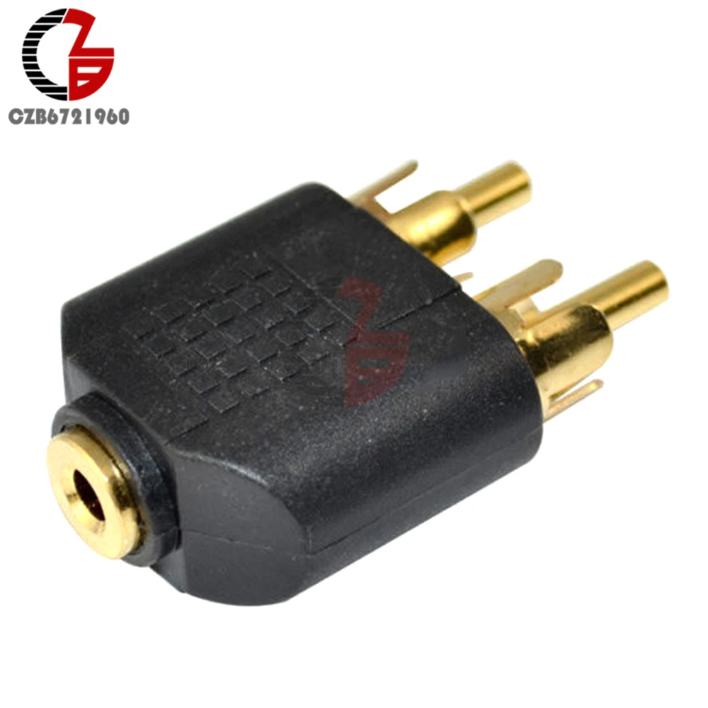 Silver 3.5mm Female to 2 RCA MALE Stereo Audio Adapter Connector Convertor Sound Voice Jack Socket Plug
Silver 3.5mm Female to 2 RCA MALE Stereo Audio Adapter Connector Convertor Sound Voice Jack Socket Plug