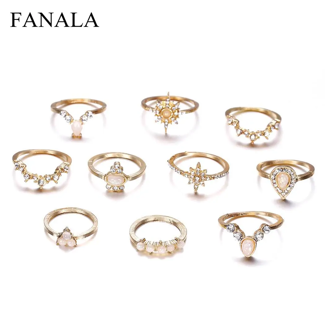 10Pcs Women Retro Boho Style Rings Snow Flower Star Crown Ring Crystal Rhinestone Knuckle Ring Set Party Jewelry Gift
10Pcs Women Retro Boho Style Rings Snow Flower Star Crown Ring Crystal Rhinestone Knuckle Ring Set Party Jewelry Gift