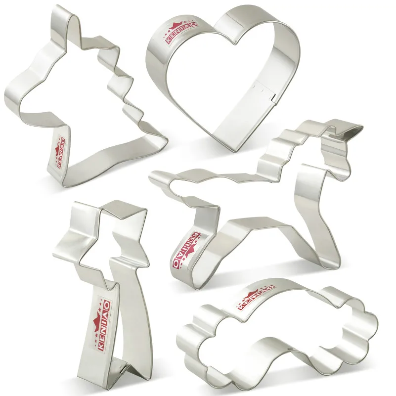 KENIAO Unicorn Cookie Cutters Set for Kids - 5 Piece - Unicorn, Unicorn Head, Rainbow, Shooting Star, Heart - Stainless Steel
KENIAO Unicorn Cookie Cutters Set for Kids - 5 Piece - Unicorn, Unicorn Head, Rainbow, Shooting Star, Heart - Stainless Steel