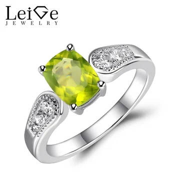 Leige Jewelry Sterling Silver 925 Peridot Ring Natural Green Gemstone Engagement Anniversary Love Ring for Women Fine Jewelry
Leige Jewelry Sterling Silver 925 Peridot Ring Natural Green Gemstone Engagement Anniversary Love Ring for Women Fine Jewelry