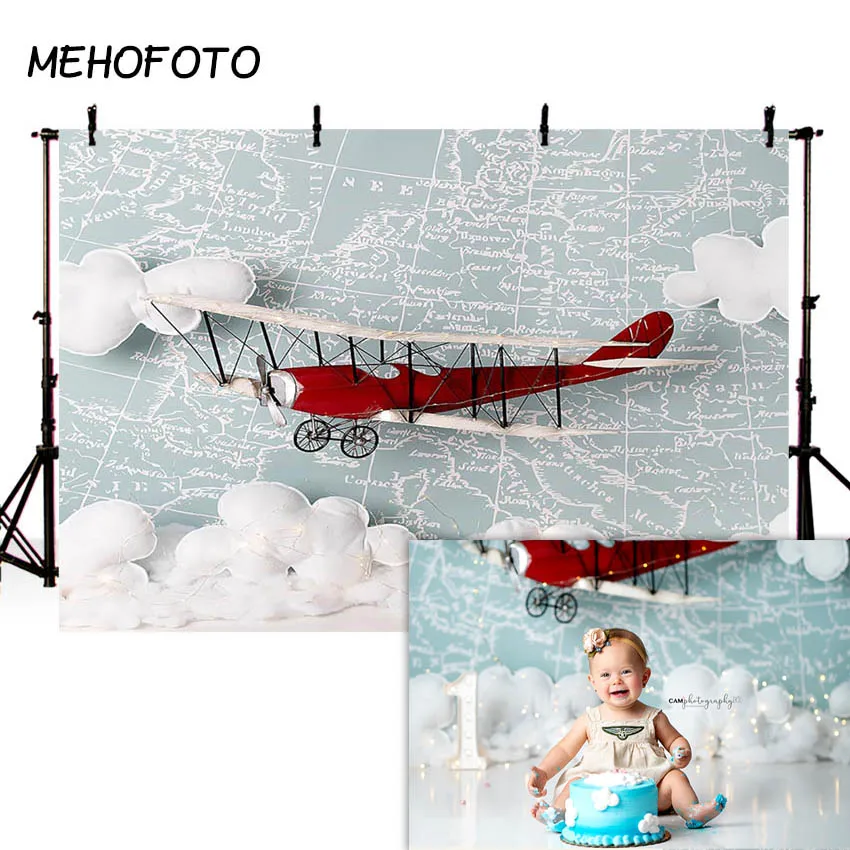 MEHOFOTO Airplane Backdrop Little Boy Pilot Baby Shower Decorations Background Newborn Baby Birthday Party Photography Backdrops
MEHOFOTO Airplane Backdrop Little Boy Pilot Baby Shower Decorations Background Newborn Baby Birthday Party Photography Backdrops