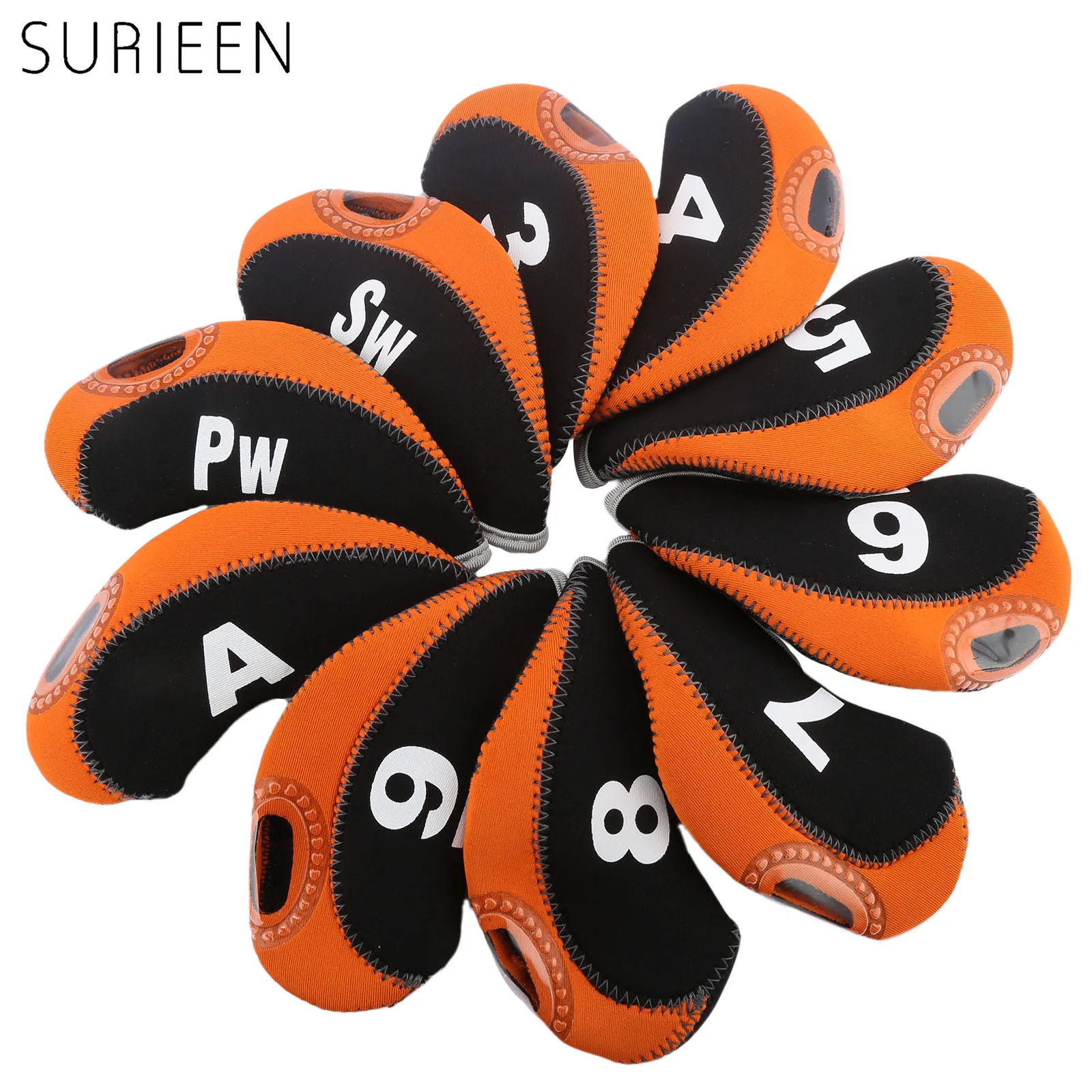 10pcs Golf Head Cover Golf Club Iron Putter Headcover Protector Golf Clubs Accessories Golfer Putter Cover 3 4 5 6 7 8 9 PW SW A
10pcs Golf Head Cover Golf Club Iron Putter Headcover Protector Golf Clubs Accessories Golfer Putter Cover 3 4 5 6 7 8 9 PW SW A