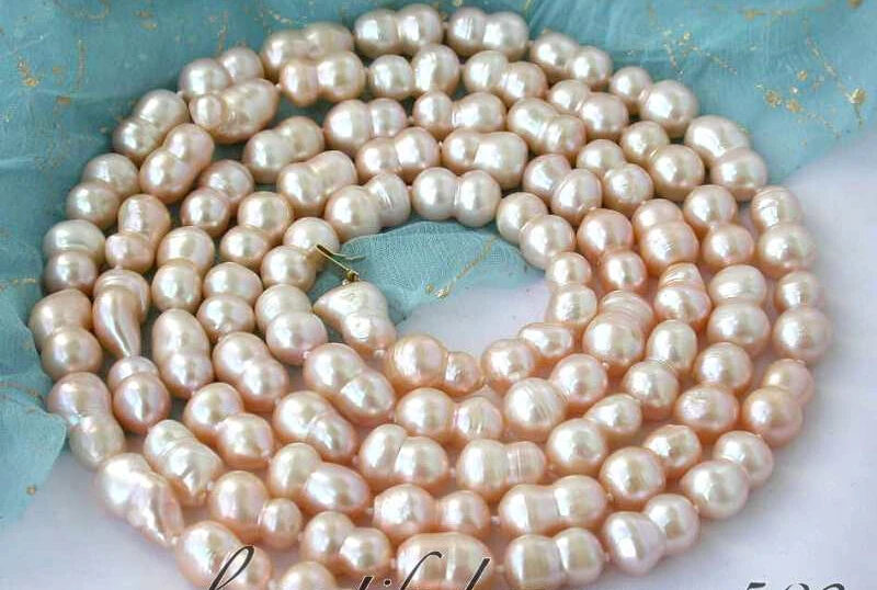 FREE SHIPPING ****** z2743 long 50" 14mm baroque double pink freshwater pearl necklace
FREE SHIPPING ****** z2743 long 50" 14mm baroque double pink freshwater pearl necklace