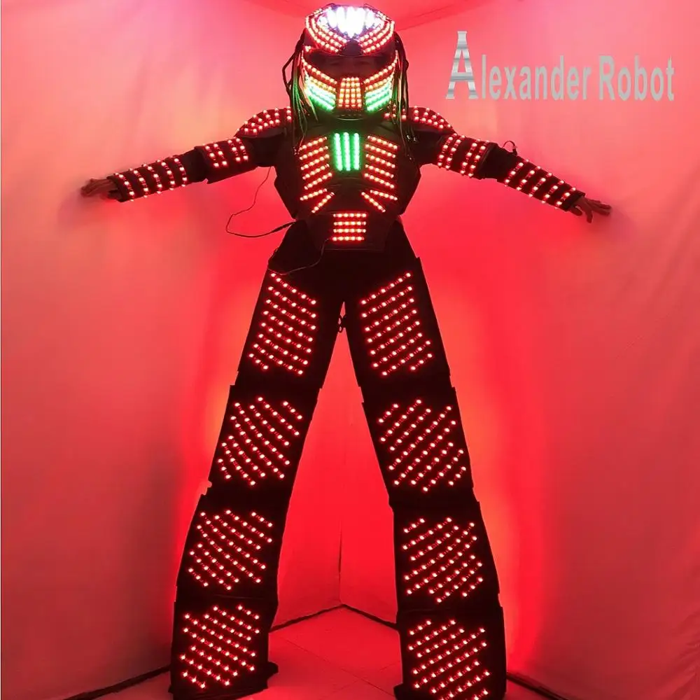 robot- light clothing/ LED Costumes/LED Clothing/ LED Robot suits