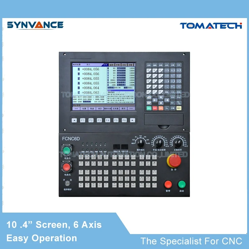 10.4" Screen VMC CNC Milling Machine Tool Changer High Quality 6 Axis CNC controller with additional operation panel
10.4" Screen VMC CNC Milling Machine Tool Changer High Quality 6 Axis CNC controller with additional operation panel