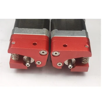 A pair of dual Extruder for Rep right and left side upgrade edition full metal aluminum Compatible with Makerbot Replicator 2x 
A pair of dual Extruder for Rep right and left side upgrade edition full metal aluminum Compatible with Makerbot Replicator 2x