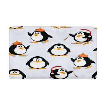 Young Penguins Playing Skating, Skiing, Winter Games Anti-Slip Door Mat Home Decor, Personalized Indoor Entrance Doormat
Young Penguins Playing Skating, Skiing, Winter Games Anti-Slip Door Mat Home Decor, Personalized Indoor Entrance Doormat